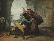 Francisco de Goya Friar Pedro Wrests the Gun from El Maragato oil painting